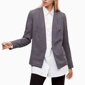 Aritzia Babaton Keith Jacket Collarless Tailored Blazer